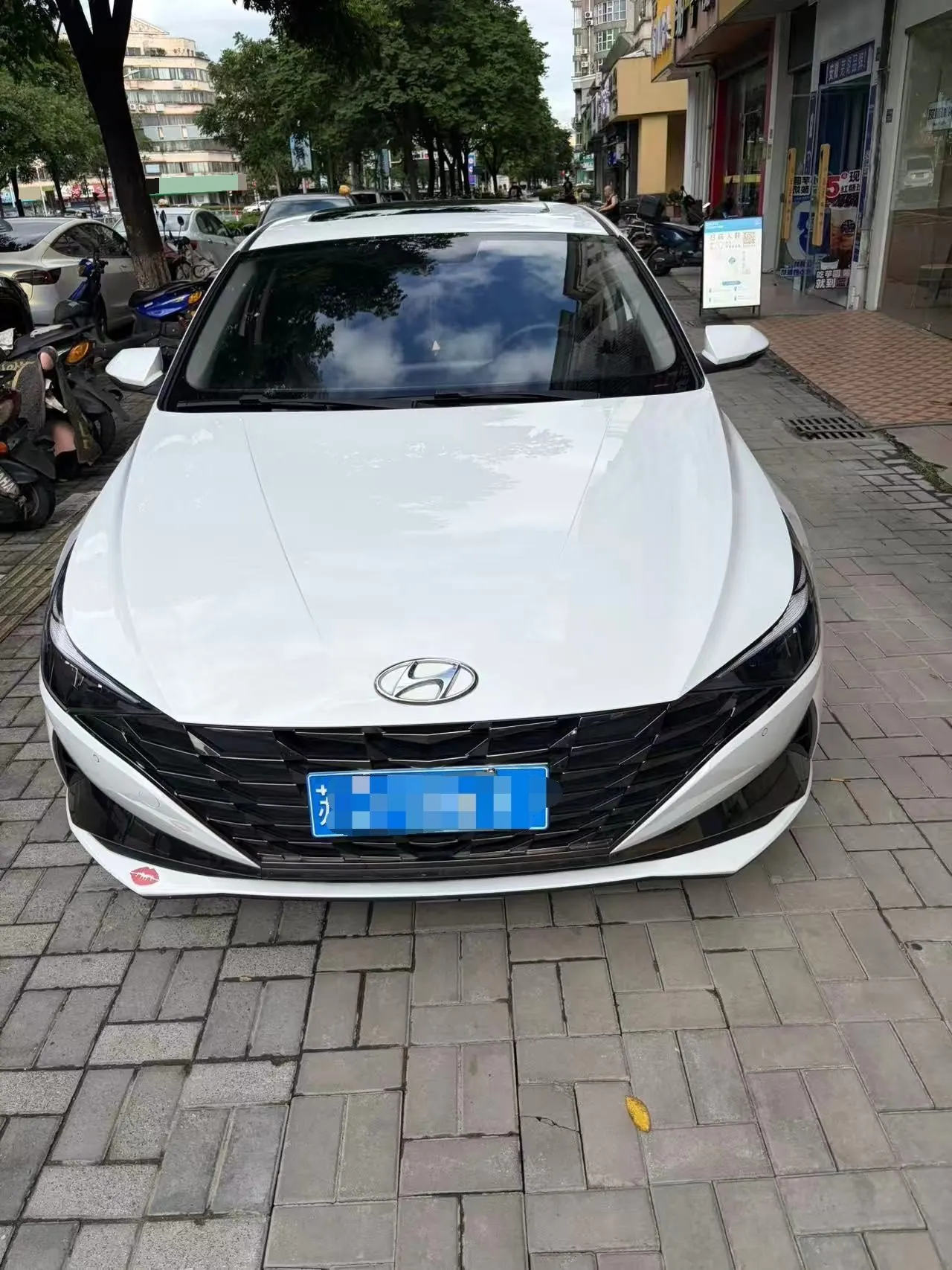Hyundai 2022 Elantra-sedan 1.5 stepless GLX elite automatic gear 2