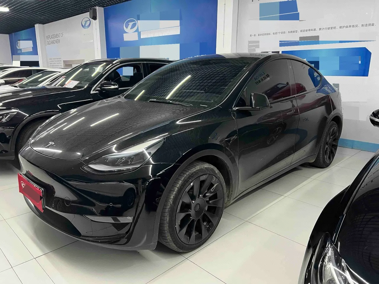Open image lightbox: Tesla 2022 Model Y long endurance all-wheel drive version automatic transmission