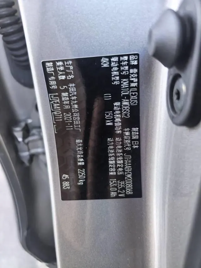 Lexus UX New Energy (Imported) 2020 UX 300e Pure and Enjoy Edition Automatic Gear 9