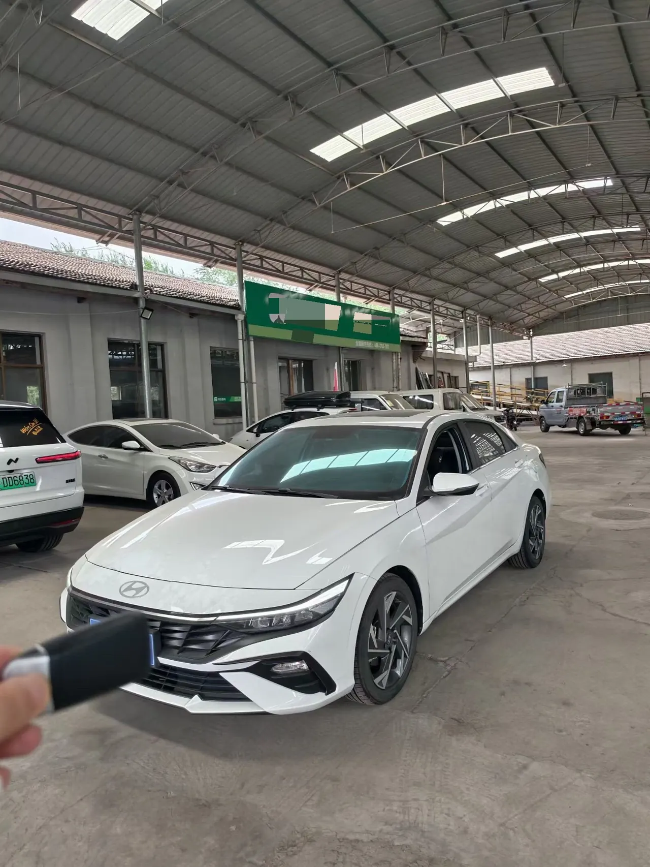 Hyundai 2023 Elantra-sedan 1.5 stepless GLX elite automatic gear 4