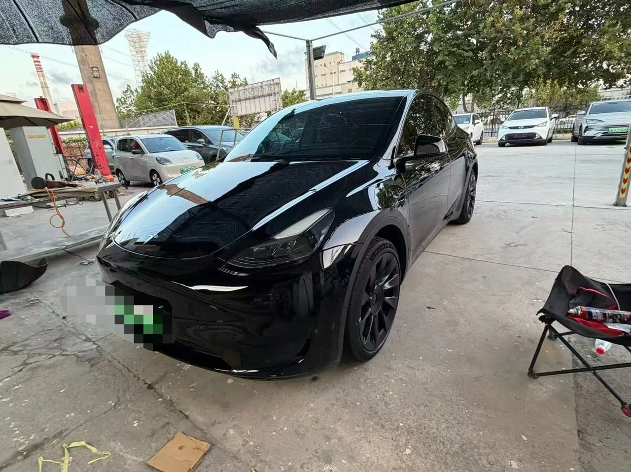 打开图片灯箱:Tesla 2022 Model Y rear-wheel drive version (facelift) automatic gear