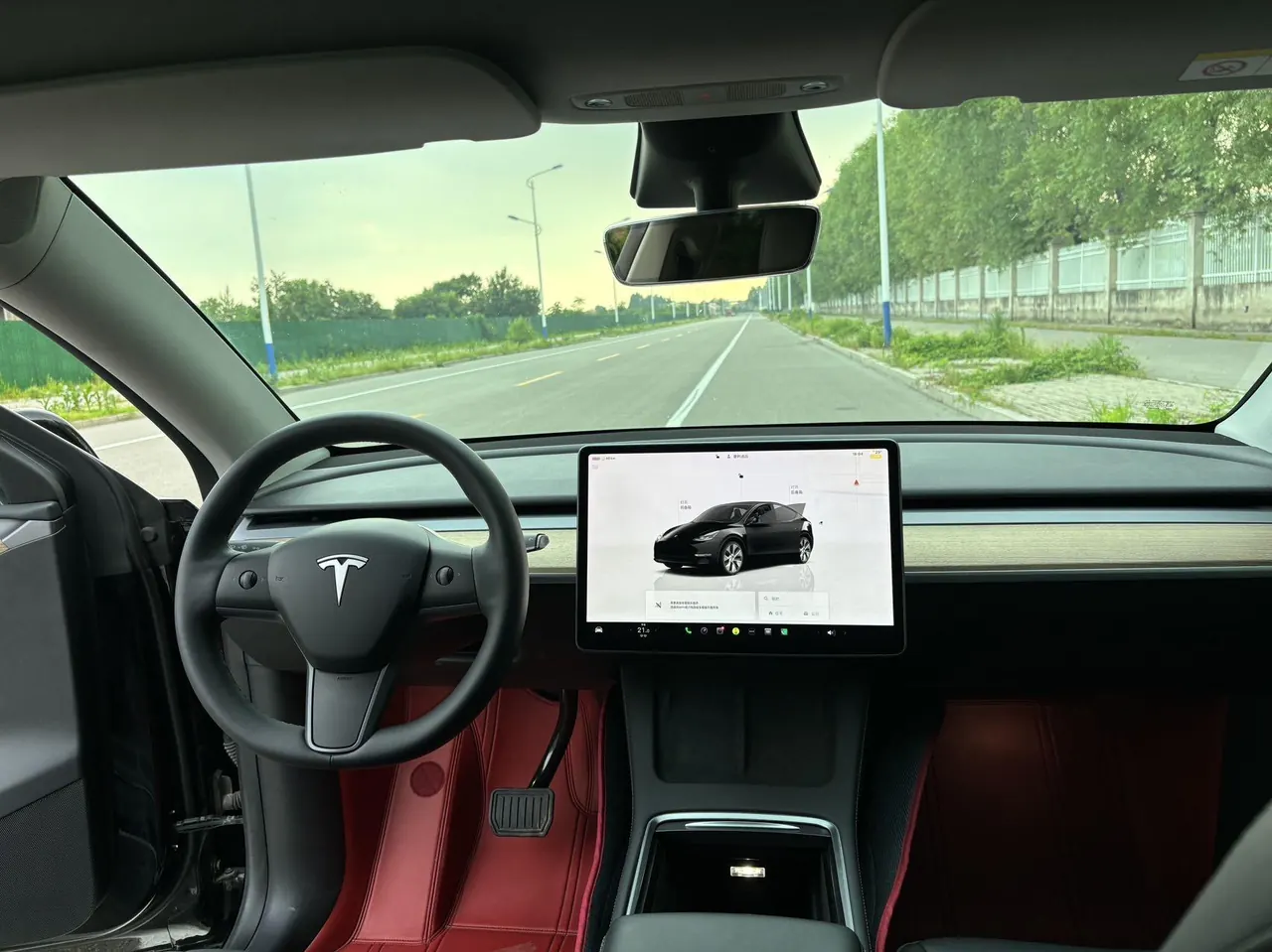 Tesla 2022 Model Y rear-wheel drive version automatic transmission 9