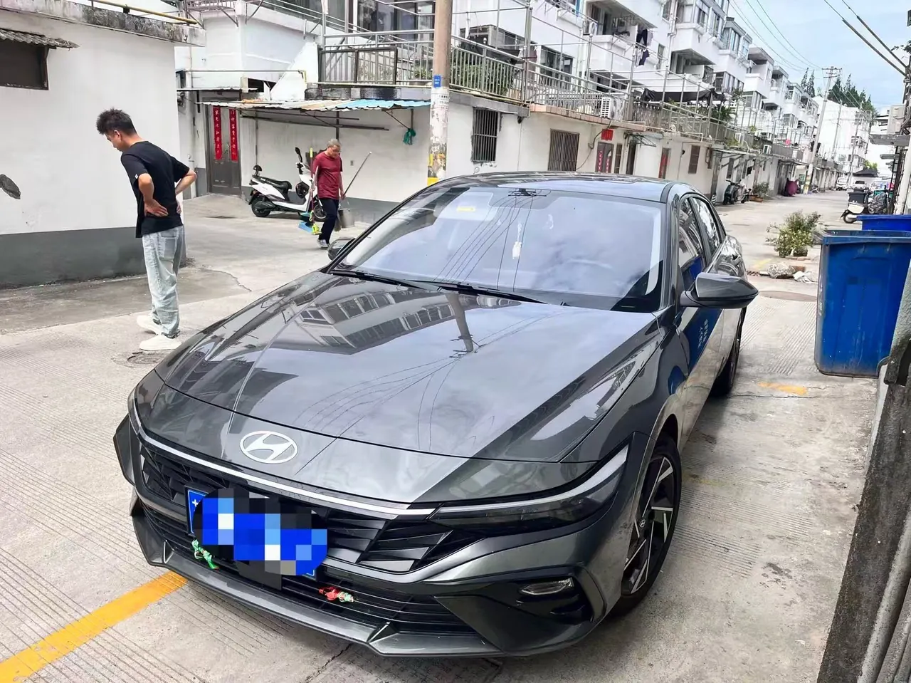 Hyundai 2023 Elantra-sedan 1.5 stepless GLX elite automatic gear 2