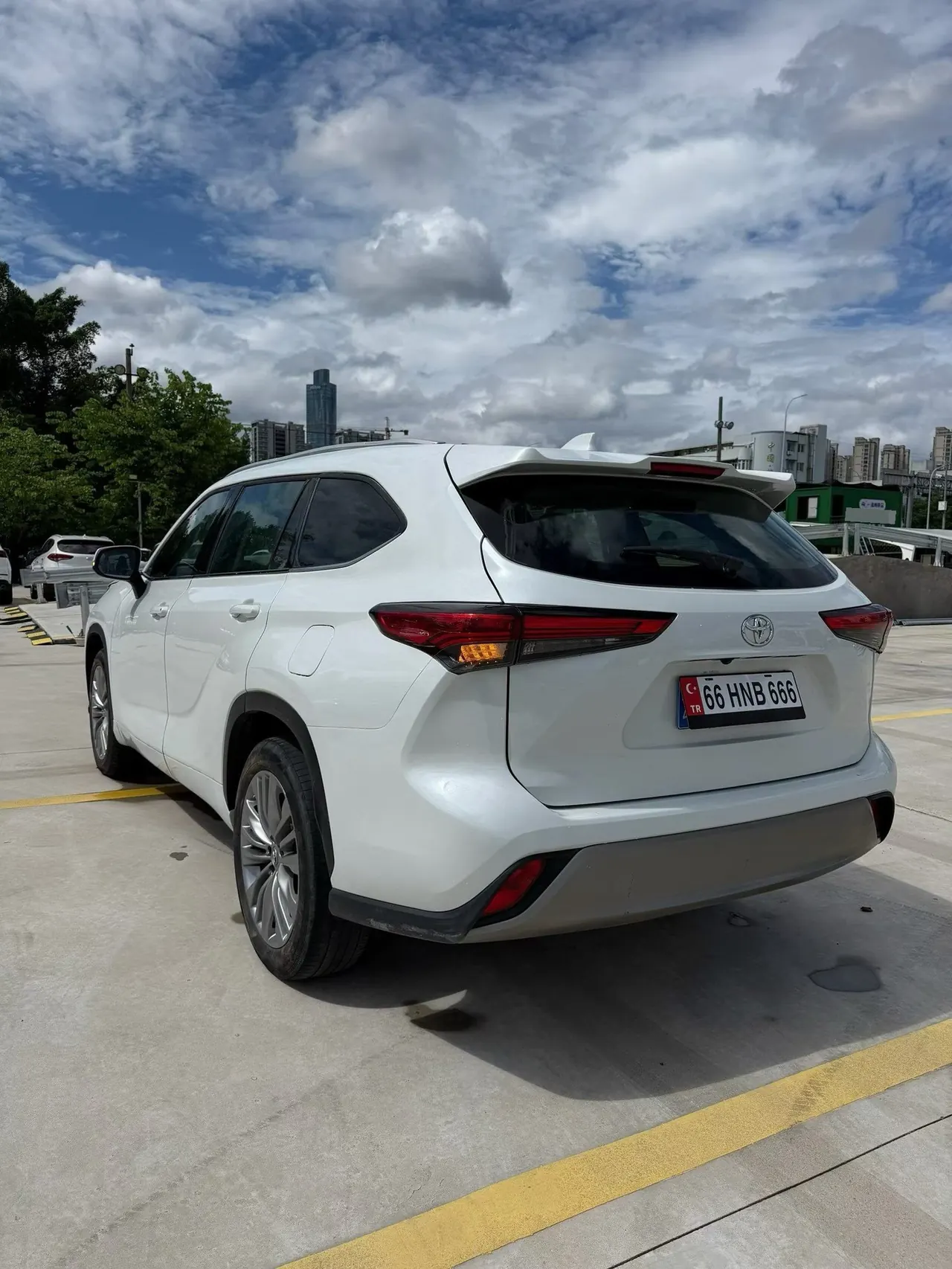 Toyota 2022 Highlander 2.0T 380T 4-wheel drive deluxe 7-seat automatic gear 8