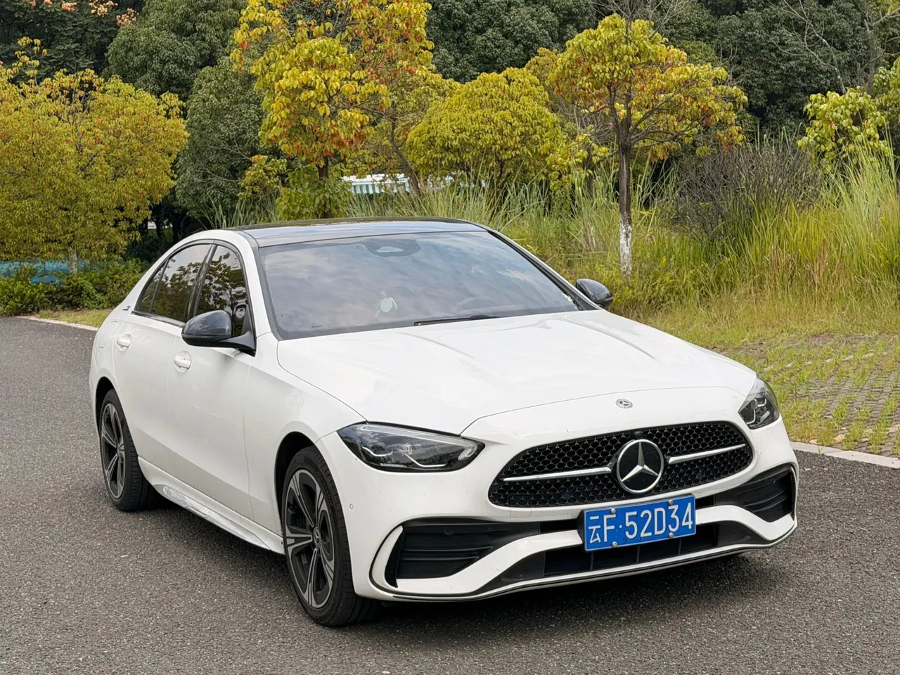 Open image lightbox: Mercedes Benz Class C 2022 C 260 L 48V 1.5T Hao Night Sports Edition (Modified) Automatic Gear