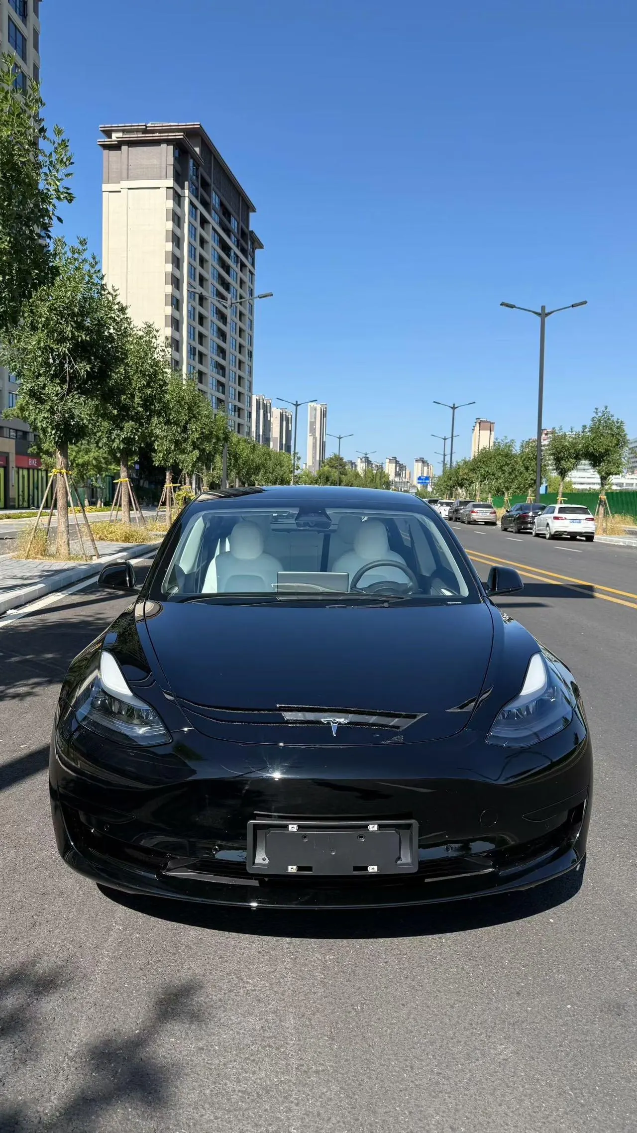Tesla 2022 Model 3 rear-wheel drive version of automatic transmission 2