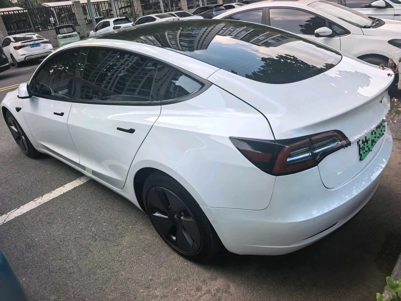 Tesla 2022 Model 3 rear-wheel drive version of automatic transmission 7