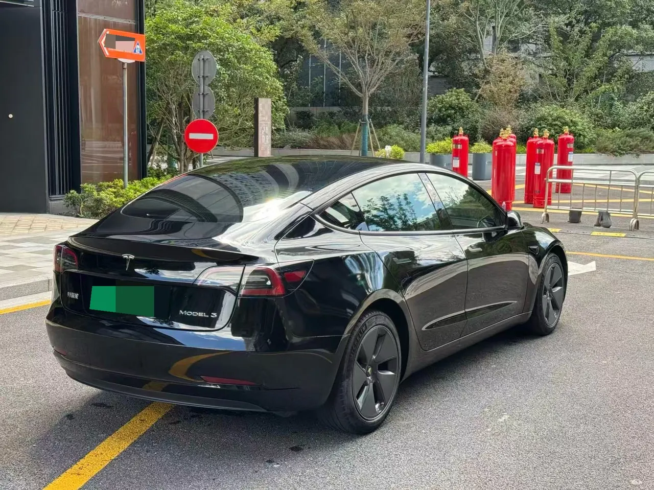 Tesla 2022 Model 3 rear-wheel drive version of automatic transmission 9