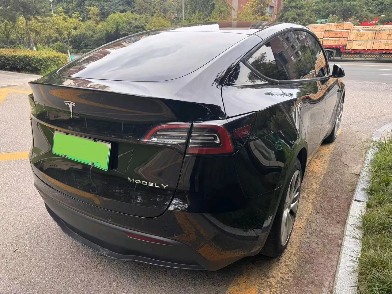 Tesla 2022 Model Y rear-wheel drive version (facelift) automatic gear 3