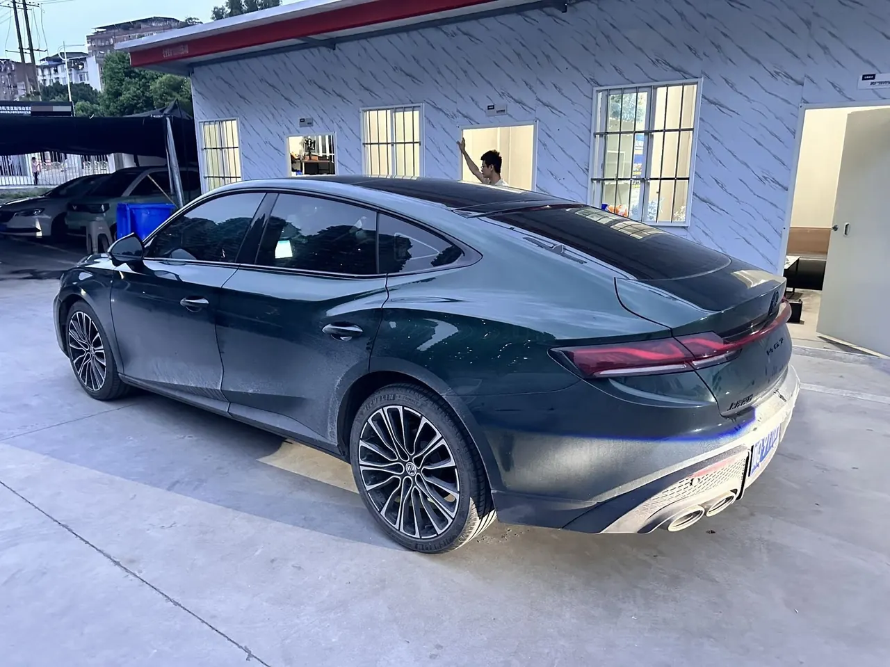 MG 2023 MG7 1.5T to the United States elegant version of automatic gear 9