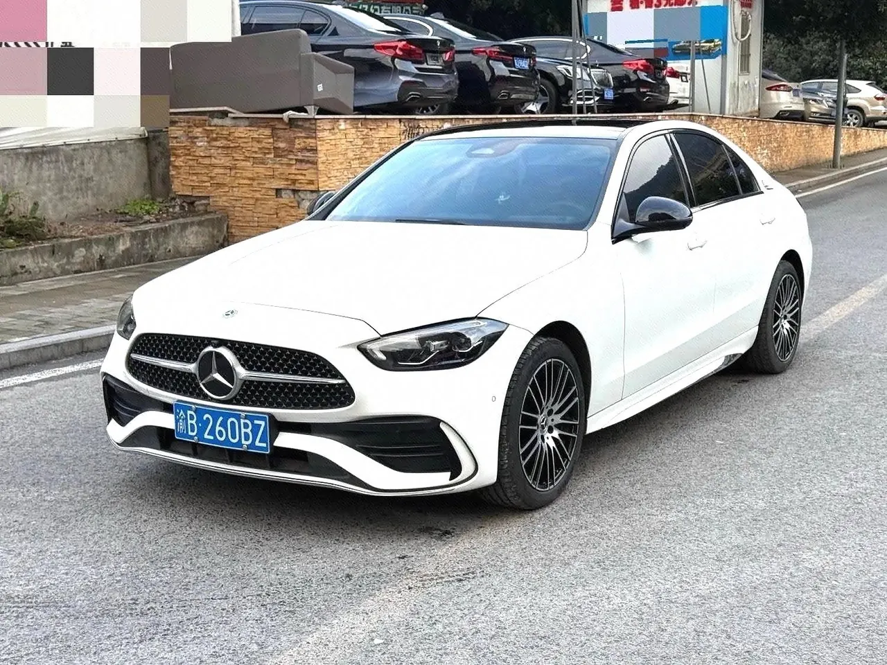 打开图片灯箱:Mercedes Benz Class C 2025 C 260 L 48V 1.5T (modified) automatic gear