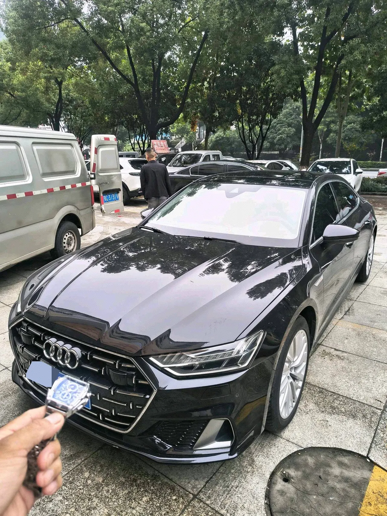 Open image lightbox: Audi 2024 A7L 2.0TFSI 45TFSI S-line Zhumeng Crystal Set Automatic Gear