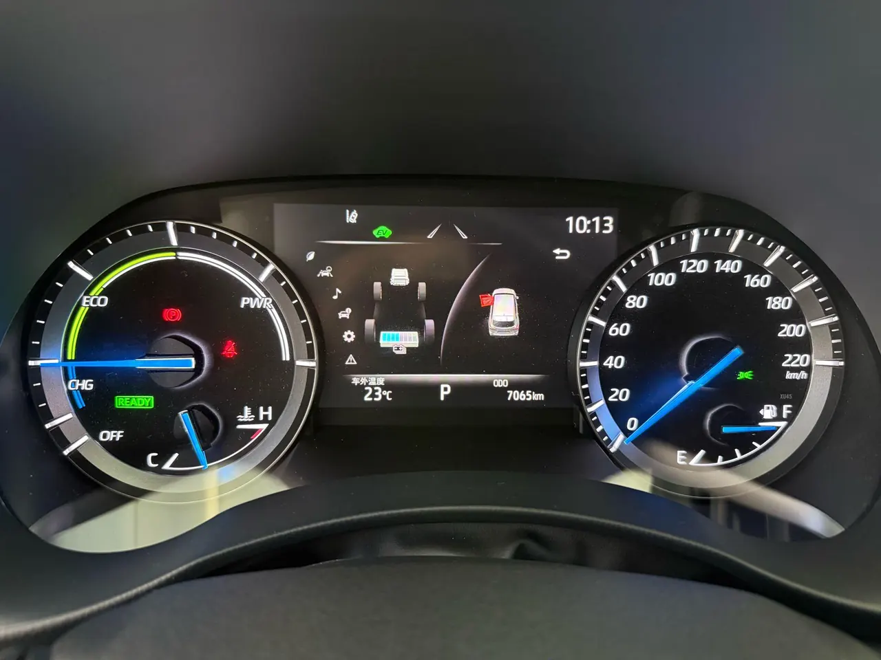 Toyota 2023 Highlander Dual Engine 2.5 Stepless Intelligent Electric Hybrid Four-wheel Drive Premium Edition 7-seat Automatic Transmission 12