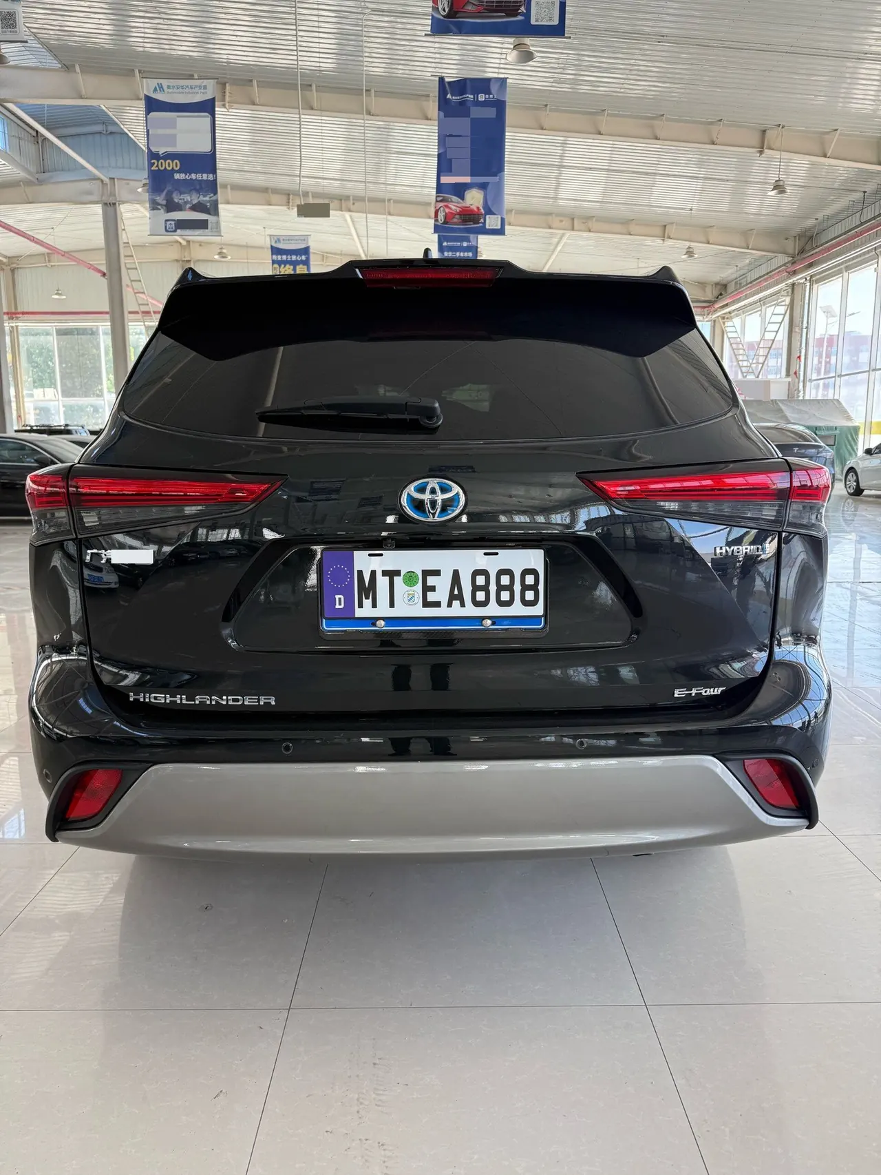 Toyota 2023 Highlander Dual Engine 2.5 Stepless Intelligent Electric Hybrid Four-wheel Drive Premium Edition 7-seat Automatic Transmission 5