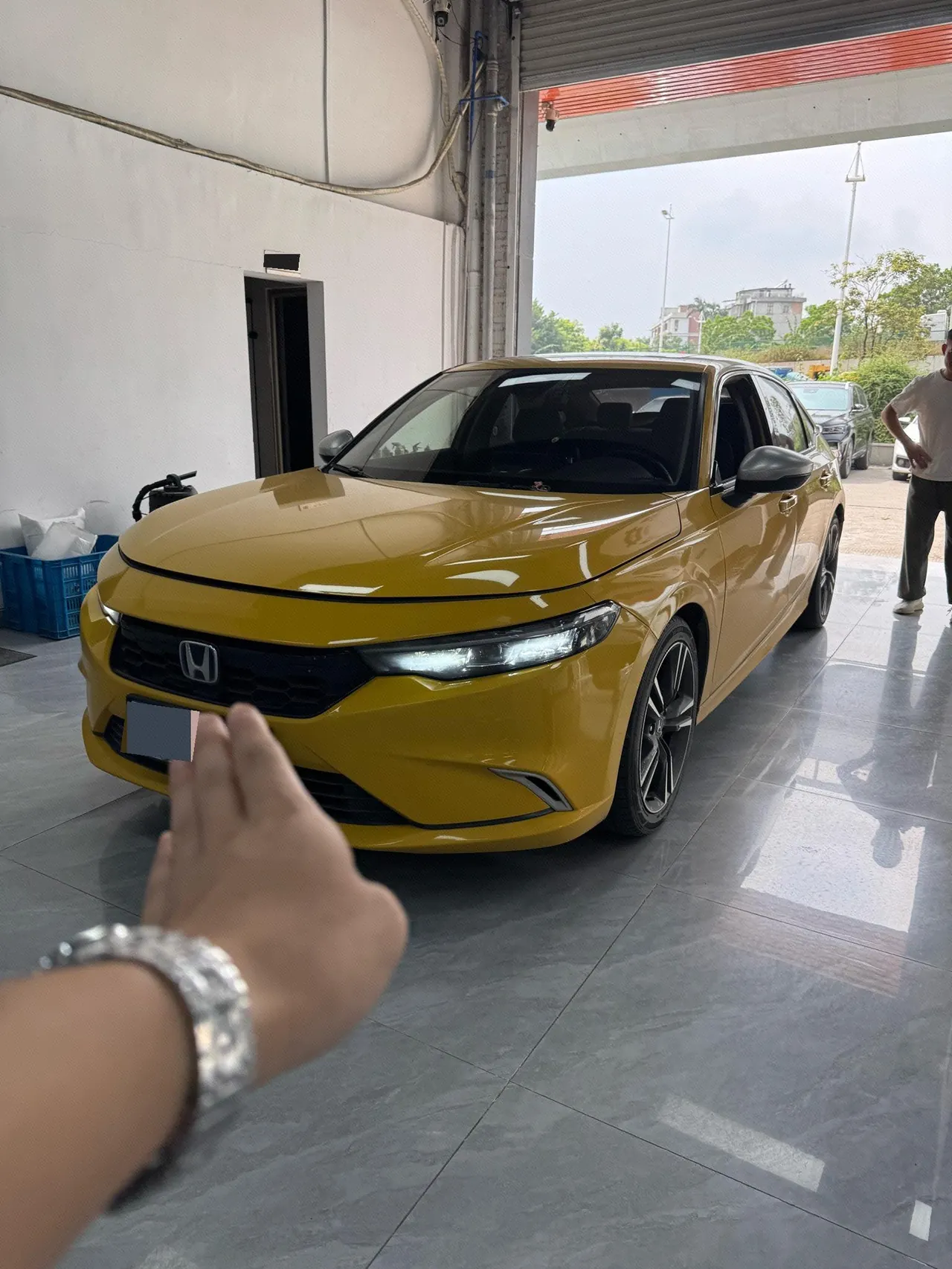 Открыть галерею: Honda 2023 model grid e:HEV 2.0 stepless sharp exclusive version of automatic gear