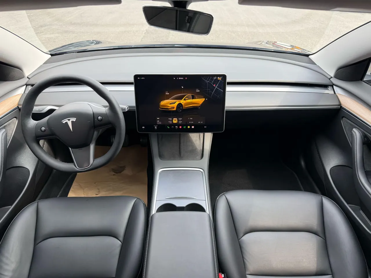 Tesla 2022 Model 3 rear-wheel drive version of automatic transmission 5