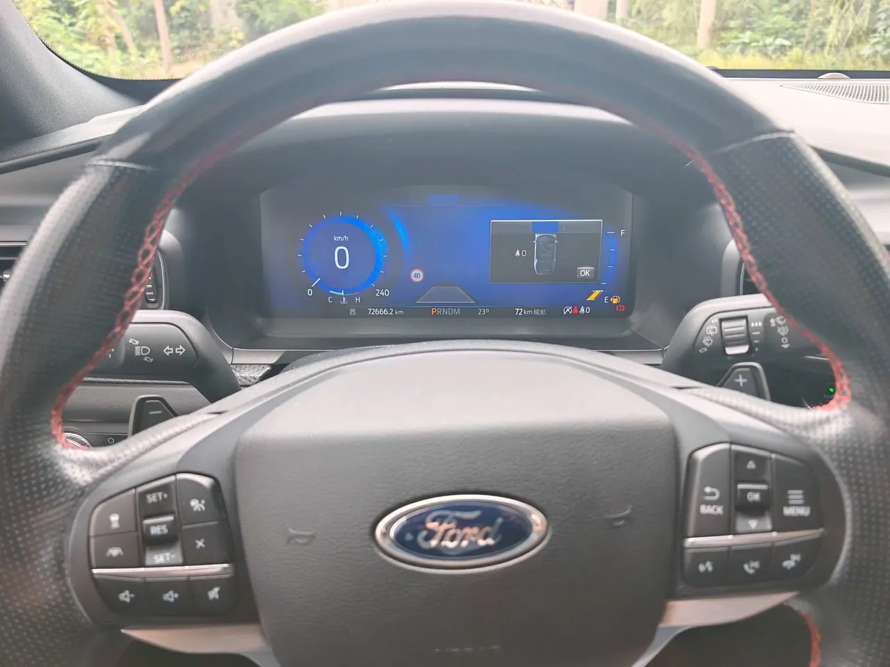 Ford 2020 explorer 2.3T EcoBoost 285 four-wheel drive sports version ST-LINE7 seat automatic gear 11