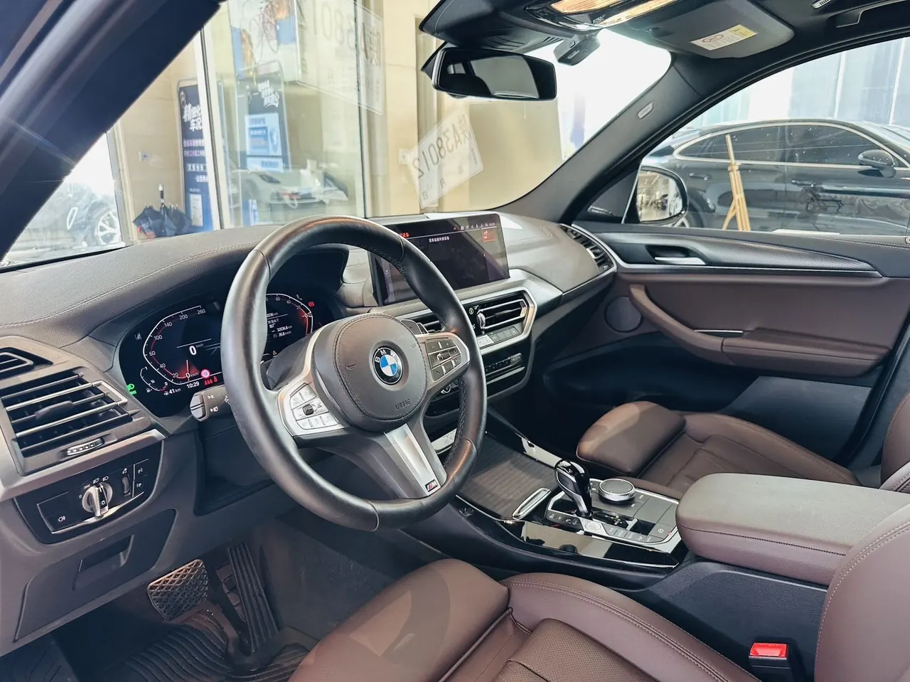 BMW 2023 X3 xDrive30i 2.0T exclusive M obsidian night set automatic gear 5