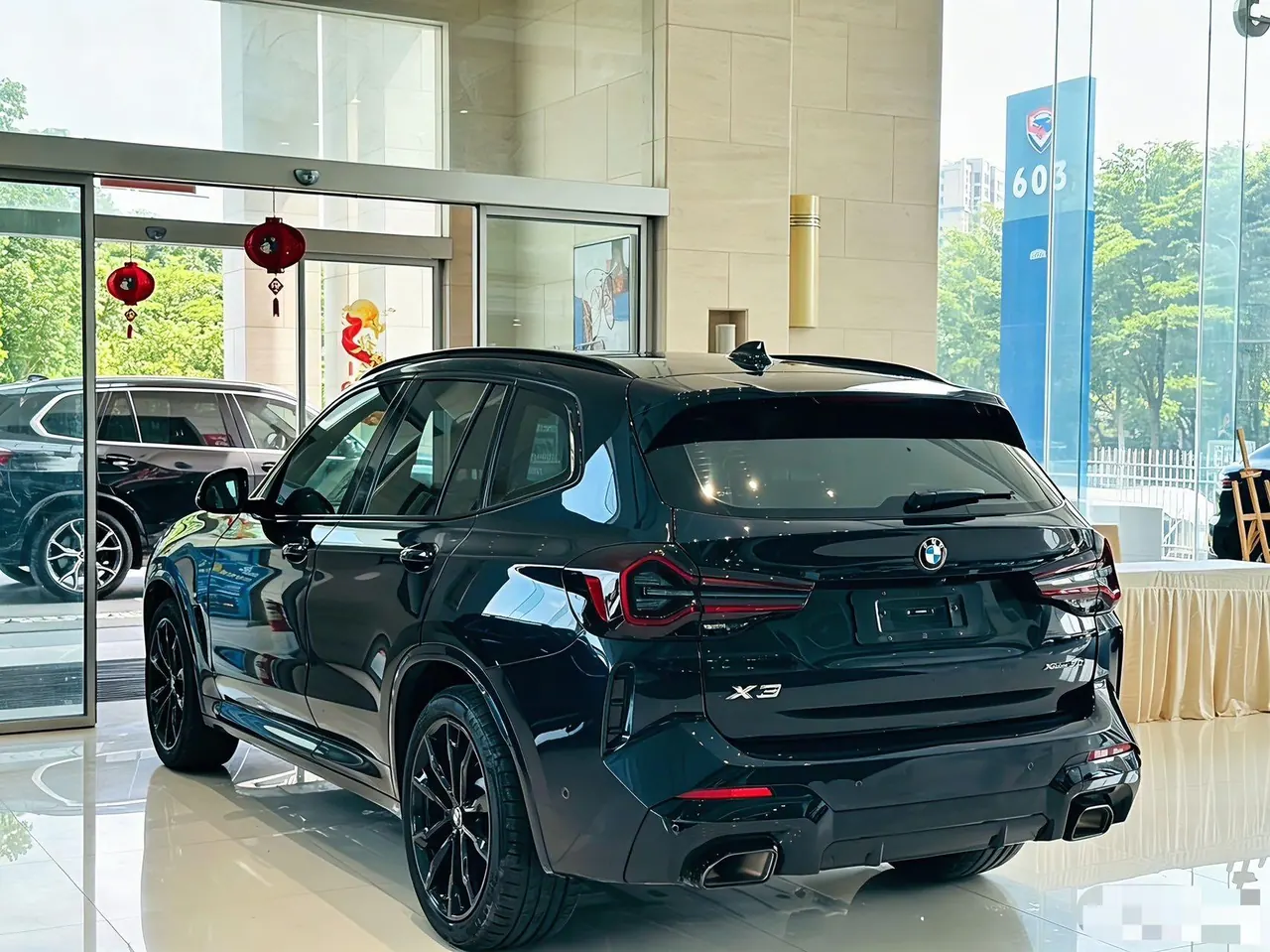 BMW 2023 X3 xDrive30i 2.0T exclusive M obsidian night set automatic gear 7