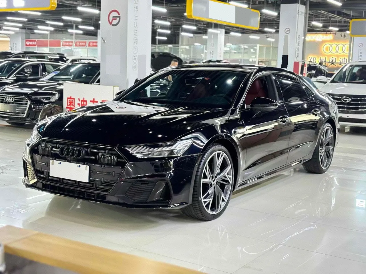 Open image lightbox: Audi 2022 A7L 2.0TFSI 45TFSI Quattro S-line Black Samurai Edition Automatic Gear