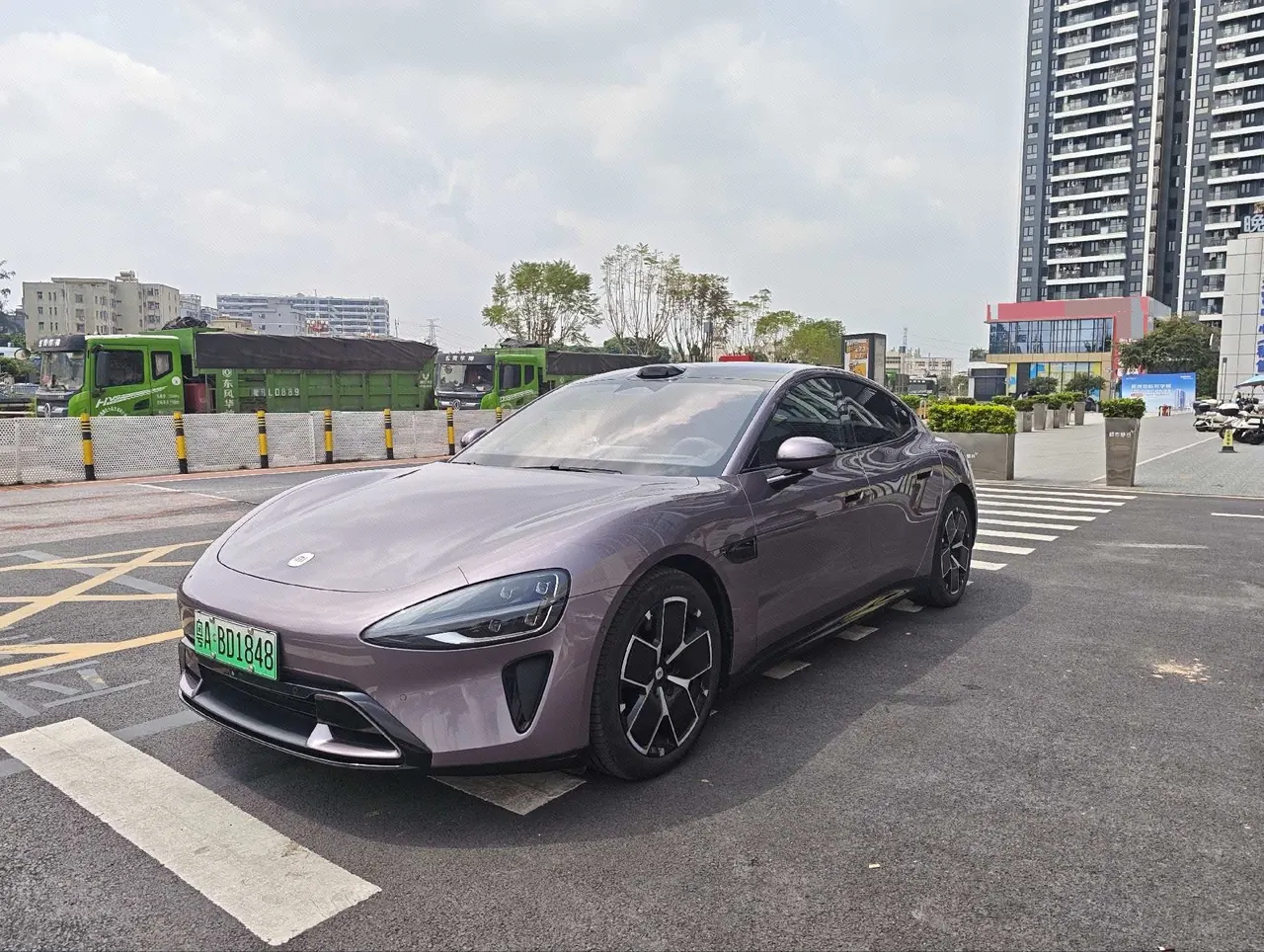 Открыть галерею: MI 2024 SU 7 800km 4-wheel drive ultra-long endurance high-end smart driving Max version automatic gear