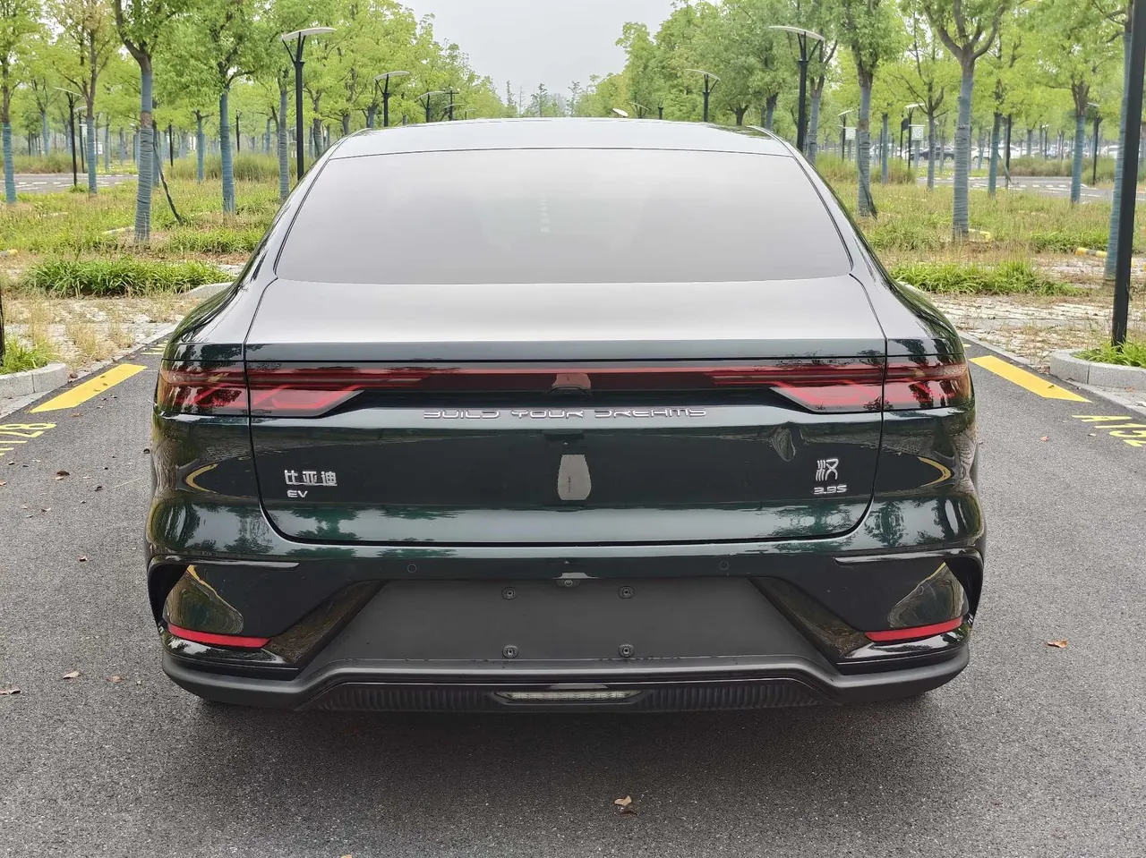 BYD 2022 Han 610KM four-wheel drive Qian Shan Cui limited edition automatic gear 8