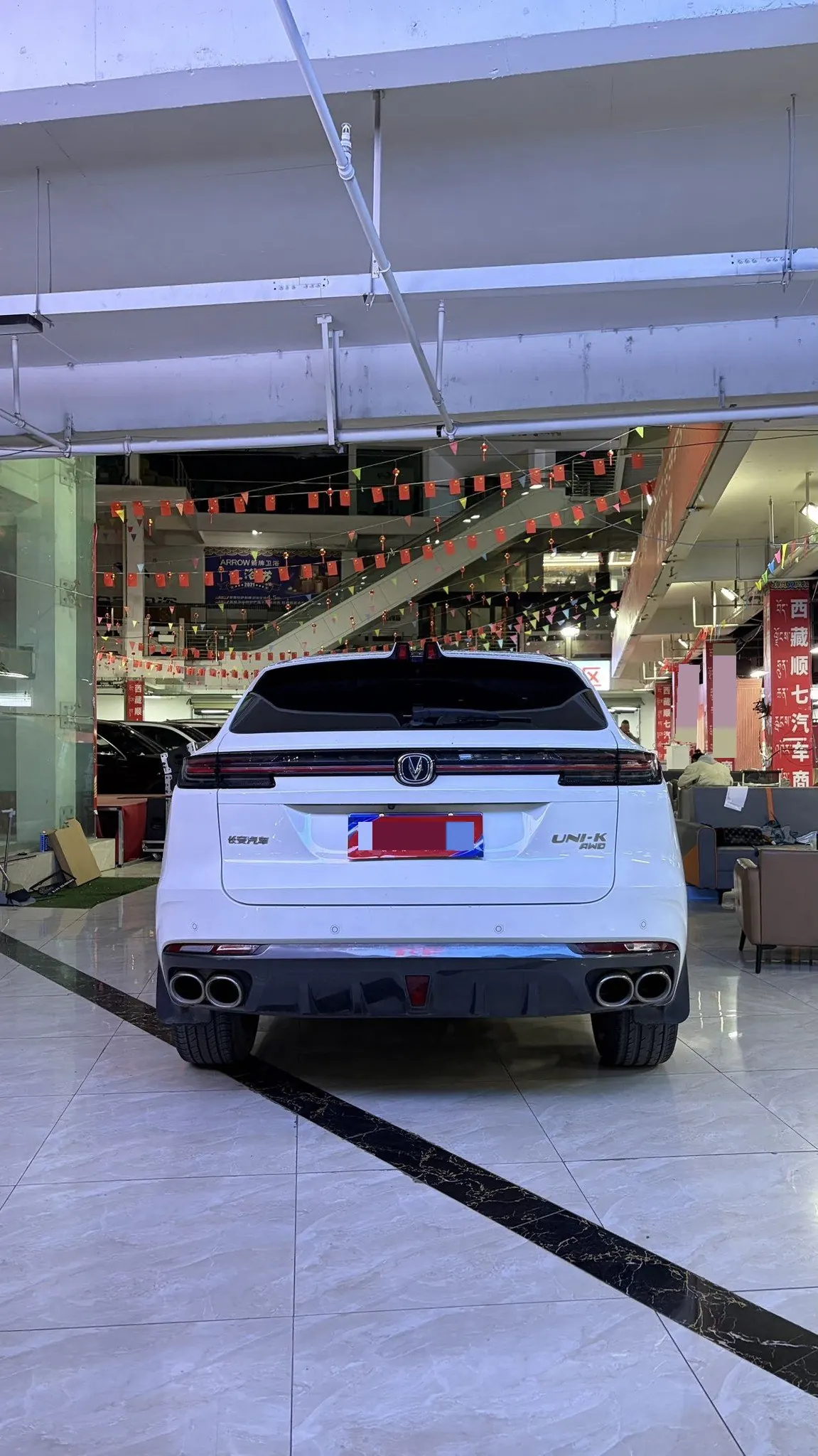 ChangAn 2021 UNI-K 2.0T 4-wheel drive distinguished automatic transmission 8