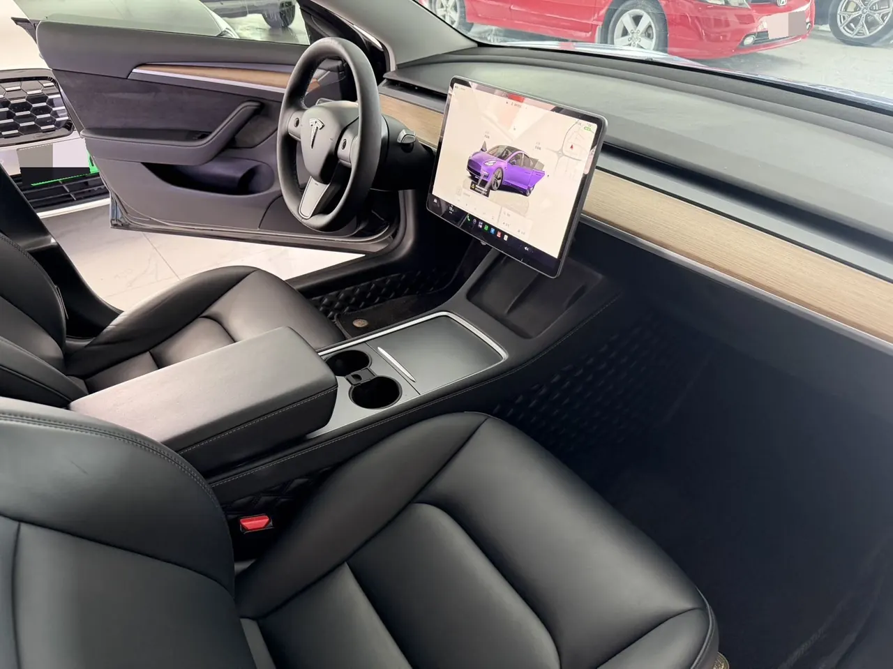 Tesla 2022 Model 3 rear-wheel drive version of automatic transmission 3