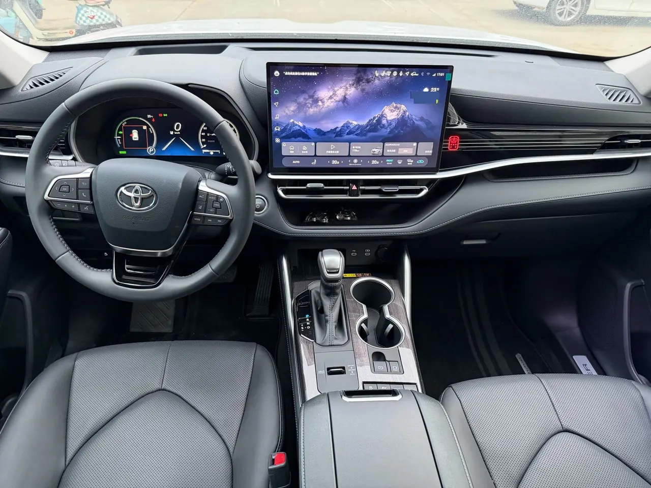Toyota 2026 Highlander Dual Engine 2.5 Stepless Intelligent Electric Hybrid Four-wheel Drive Premium Edition 7-seat Automatic Transmission 9