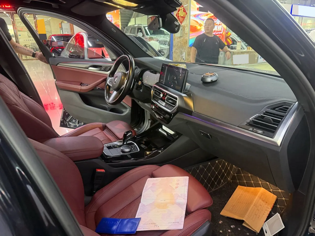 BMW 2022 X3 xDrive30i 2.0T exclusive M obsidian night set (modified) automatic gear 5