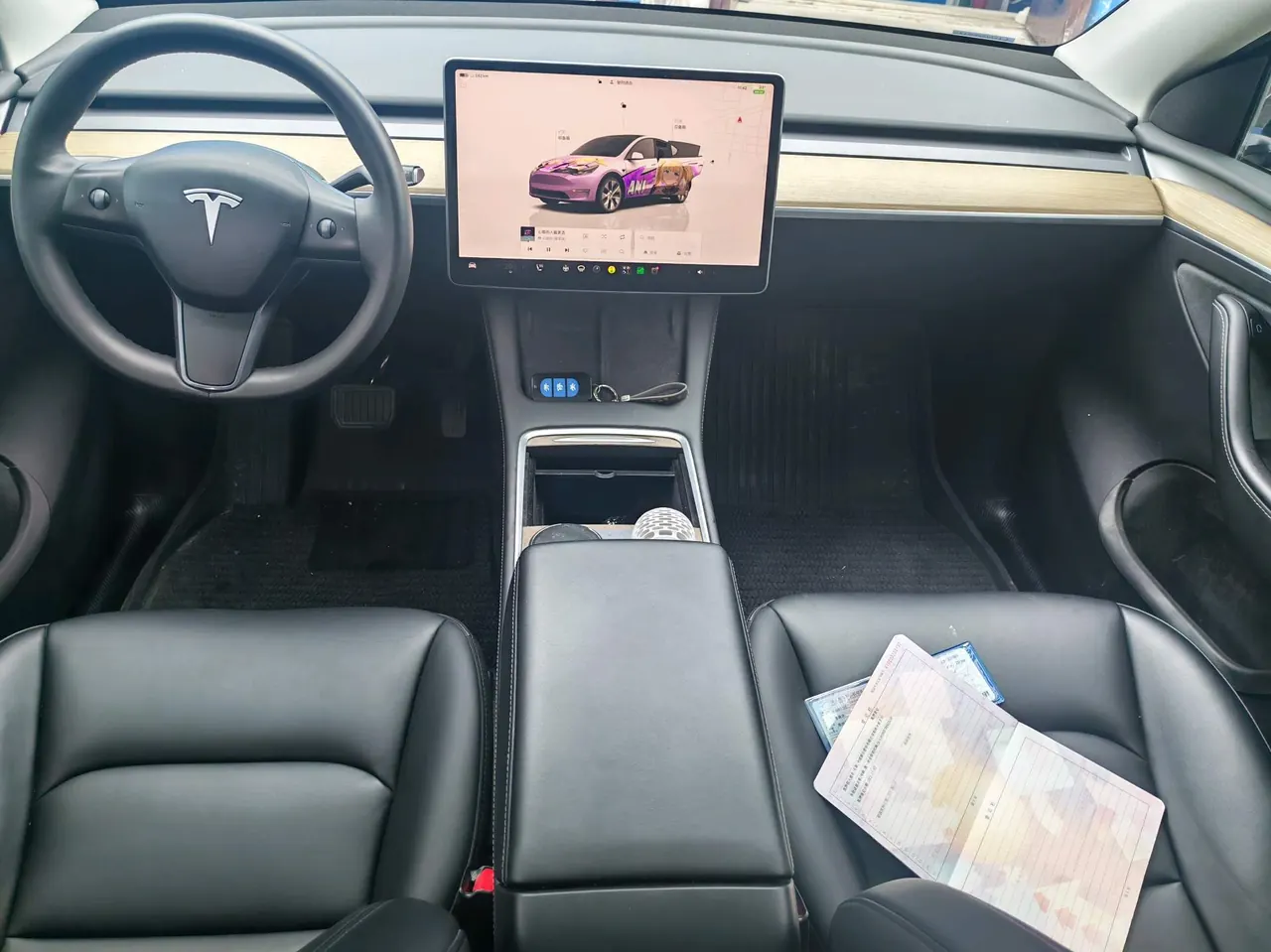 Tesla 2022 Model Y rear-wheel drive version automatic transmission 5