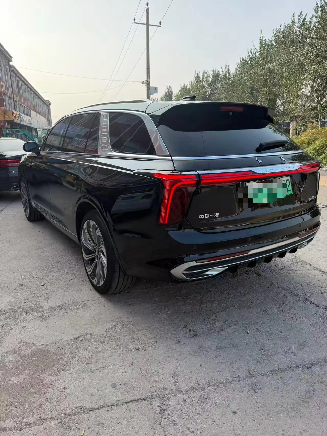 HongQi 2021 E-HS9 flag, collar 4 automatic gear 4