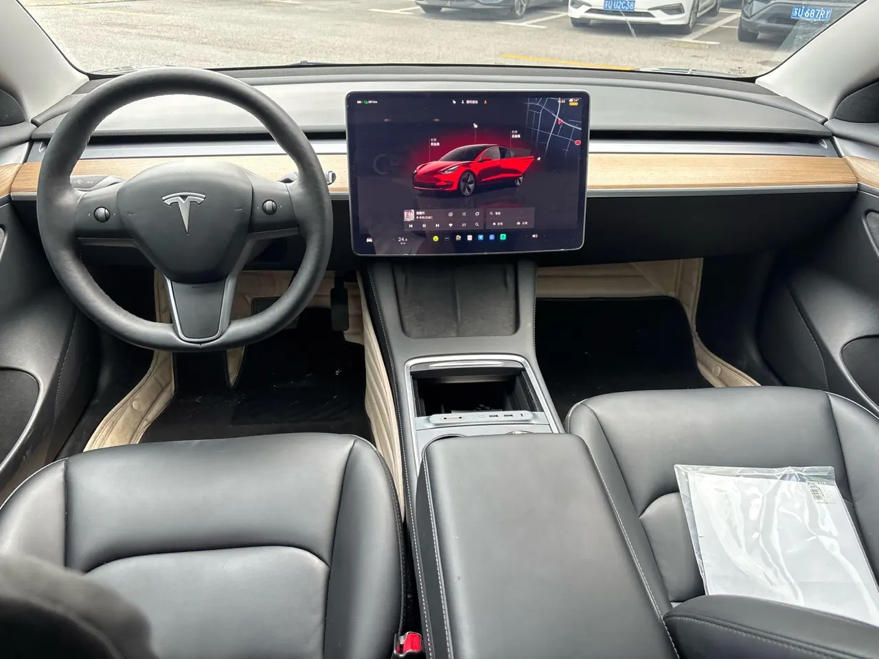 Tesla 2022 Model 3 rear-wheel drive version of automatic transmission 5