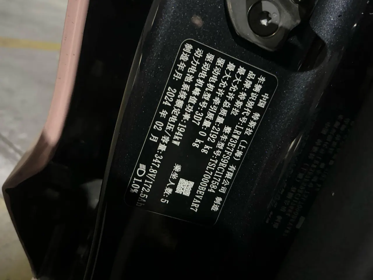 Tesla 2023 Model 3 Rejuvenation Edition Rear Wheel Drive Automatic Transmission 13