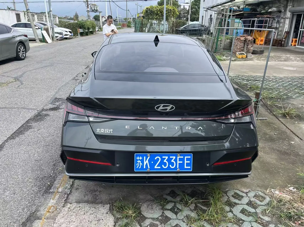 Hyundai 2023 Elantra -3-compartment 1.5 stepless TOP flagship automatic gear 2
