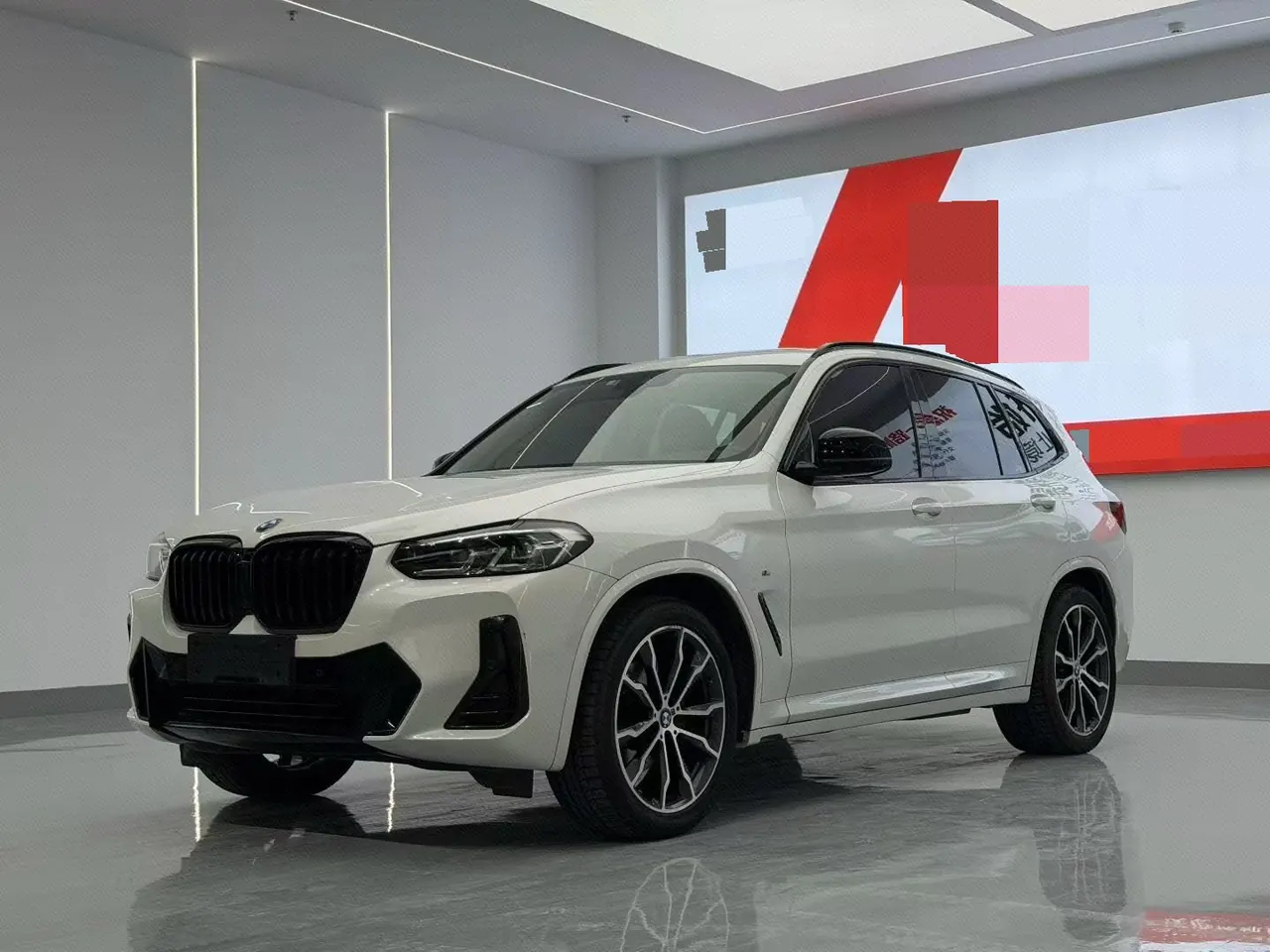 Open image lightbox: BMW 2022 X3 xDrive30i 2.0T exclusive M obsidian night set (modified 2) automatic gear