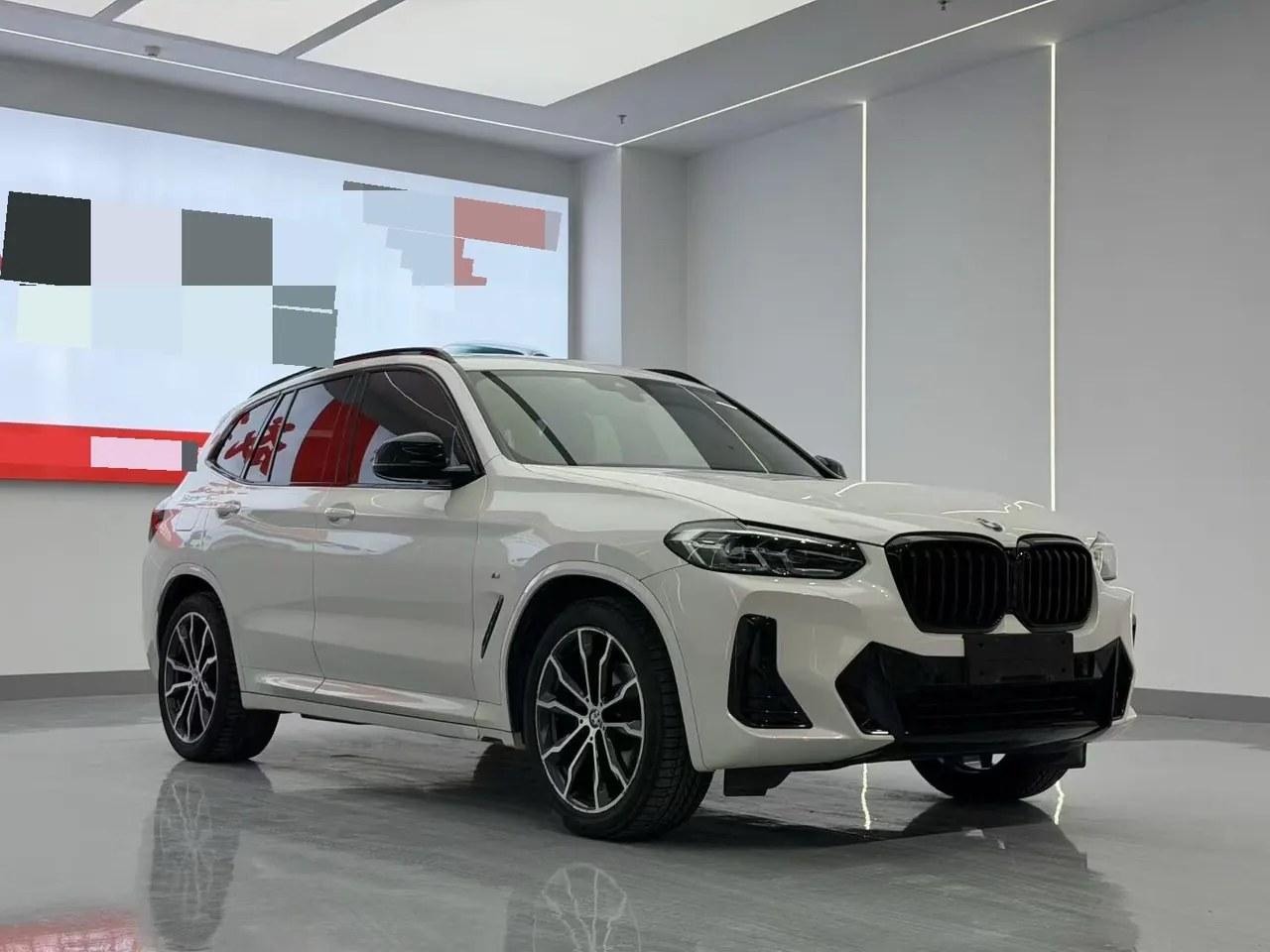 BMW 2022 X3 xDrive30i 2.0T exclusive M obsidian night set (modified 2) automatic gear 3