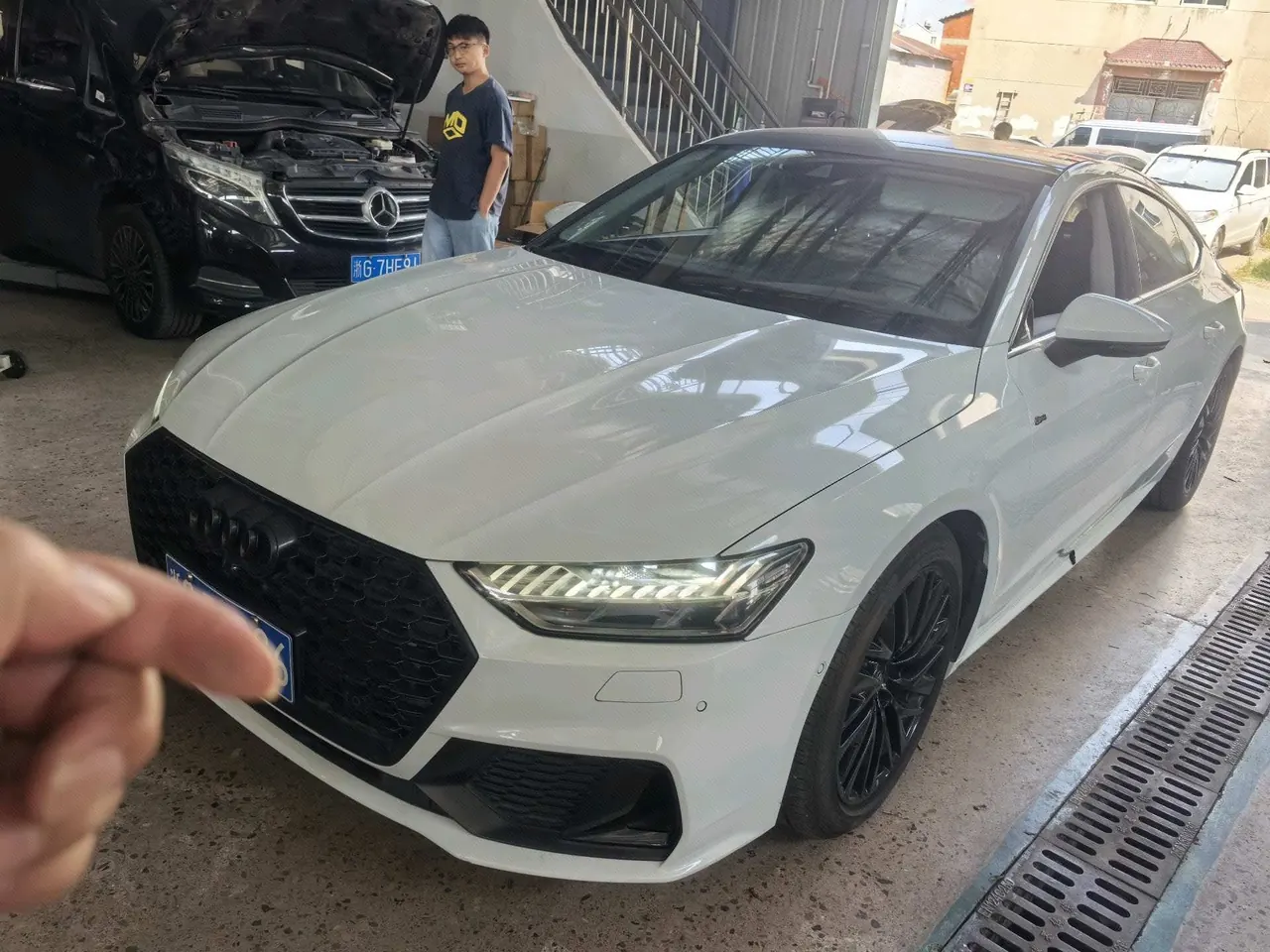 打开图片灯箱:Audi A7 (Imported) 2021 A7 Sportback 2.0TFSI 45TFSI Automatic Gear Selection