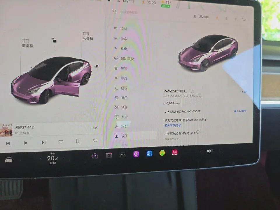Tesla 2021 Model 3 Standard Endurance Rear Drive Upgraded Automatic Gear 8