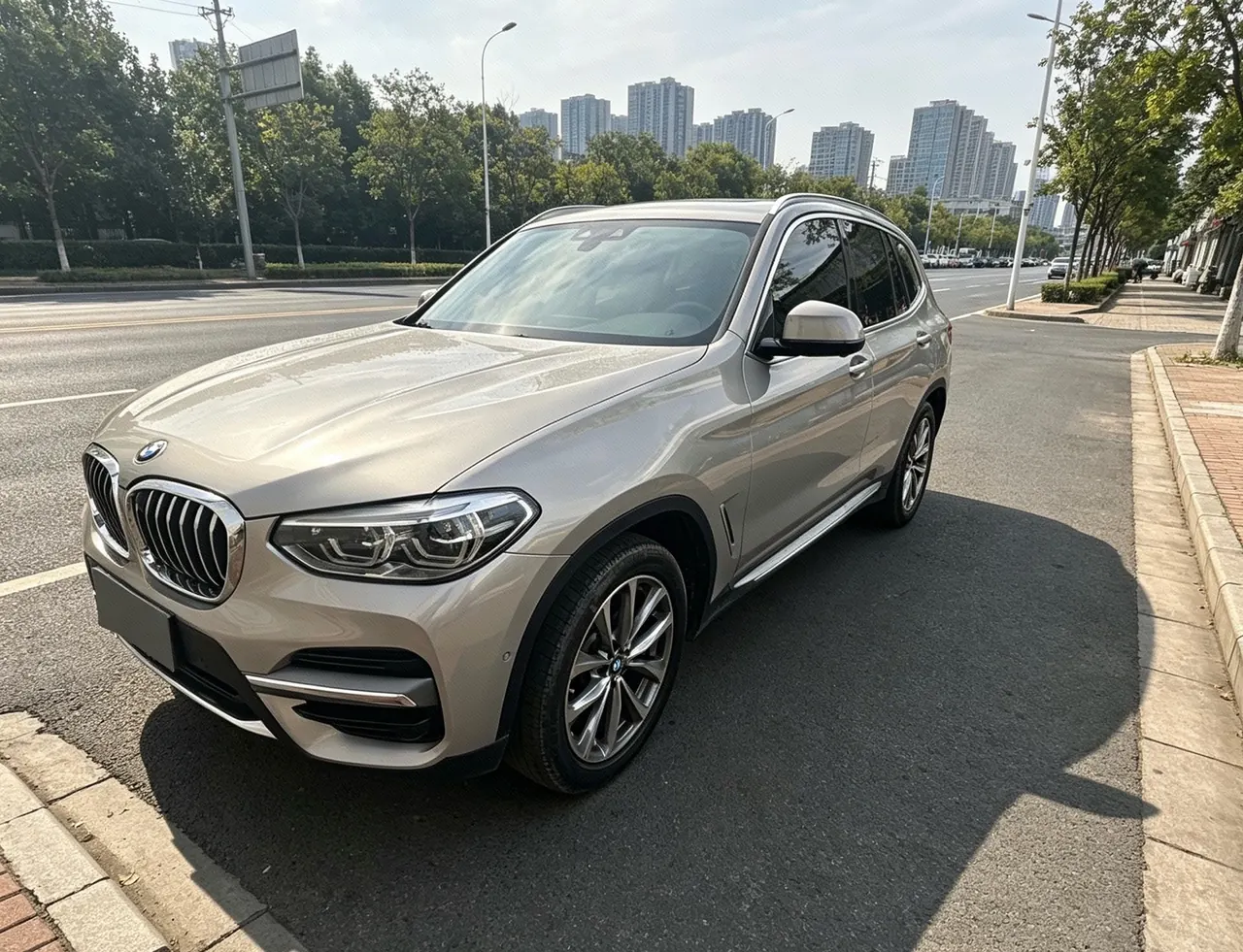 Открыть галерею: BMW 2021 X3 xDrive25i 2.0T luxury set automatic gear