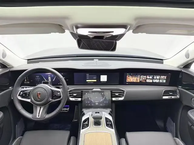 HongQi 2021 E-HS9 flag, collar 4 automatic gear 3