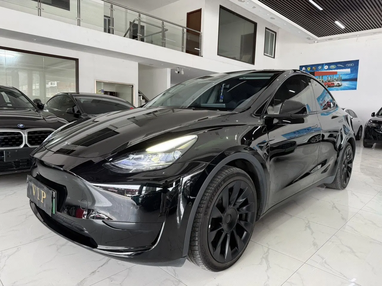 Открыть галерею: Tesla 2022 Model Y rear-wheel drive version (facelift) automatic gear