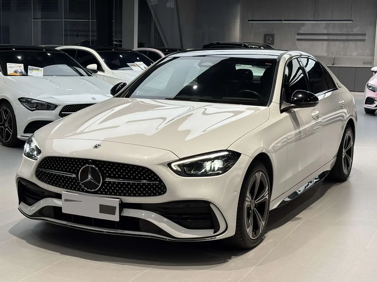 打开图片灯箱:Mercedes Benz Class C 2022 C 260 L 48V 1.5T Hao Night Sports Edition (Modified) Automatic Gear