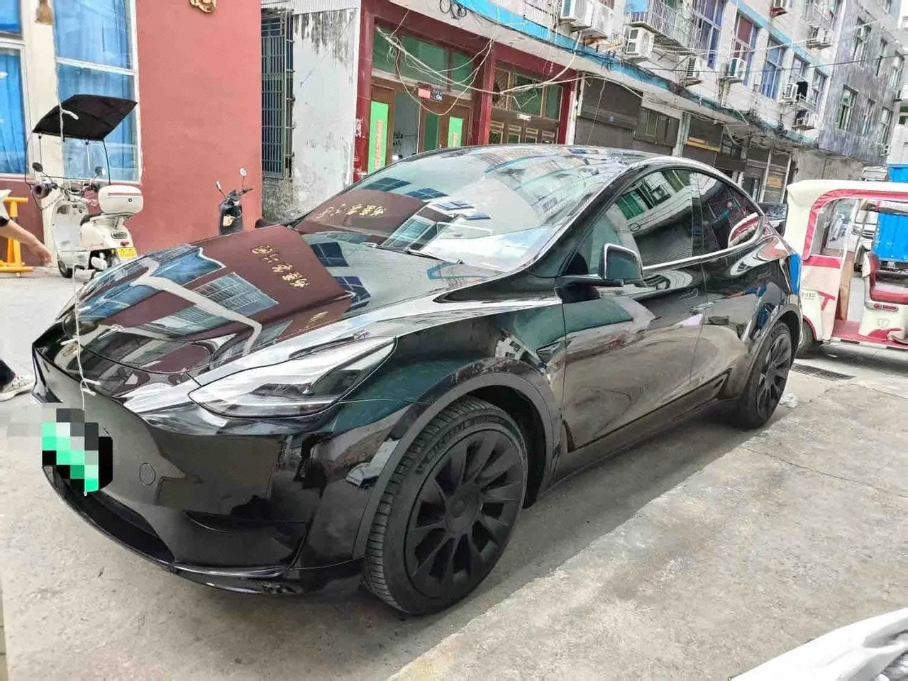 Открыть галерею: Tesla 2022 Model Y rear-wheel drive version (facelift) automatic gear