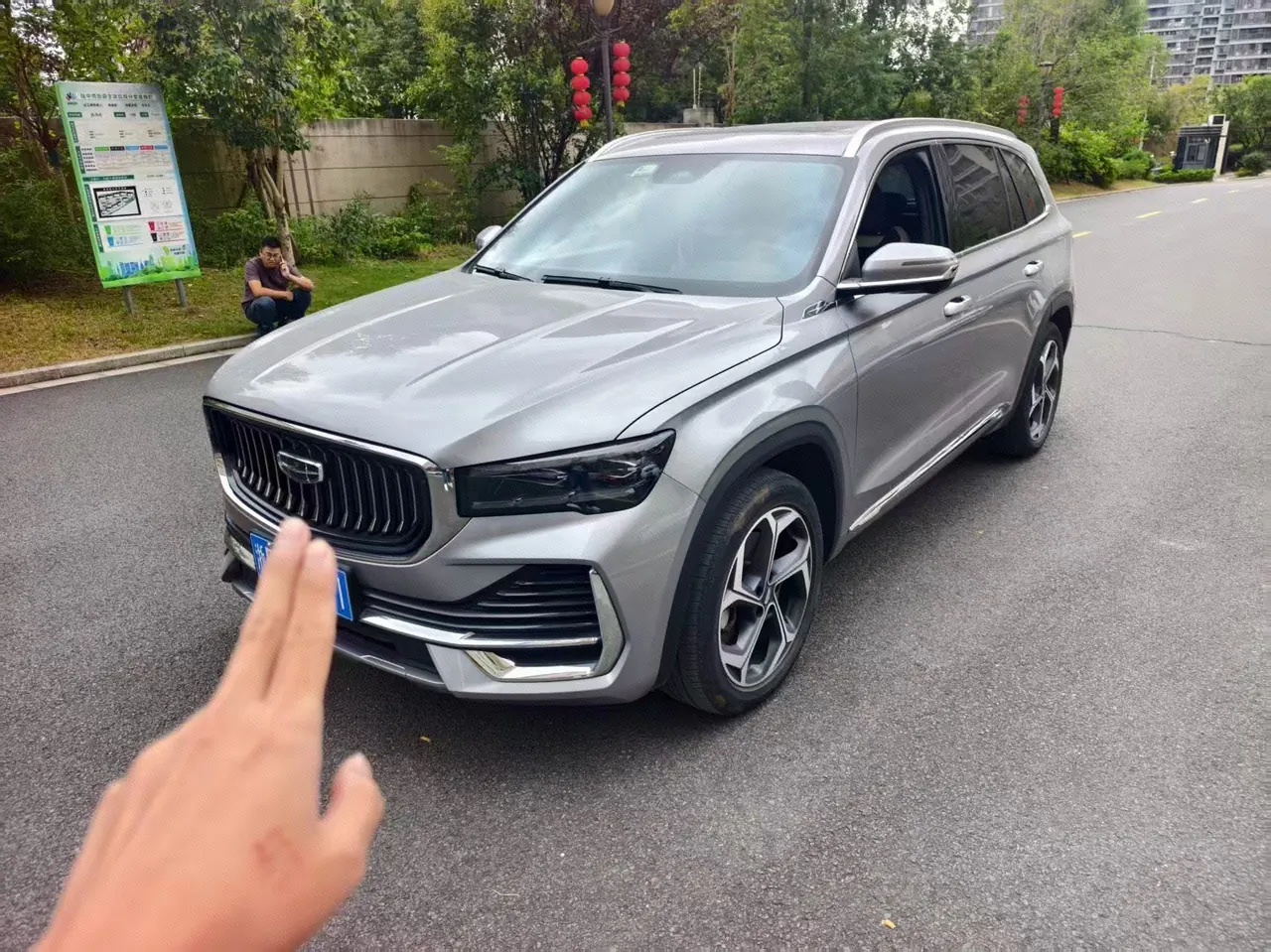 Открыть галерею: Geely 2021 XingyueL (Monjaro) 2.0TD high-power four-wheel drive noble automatic transmission