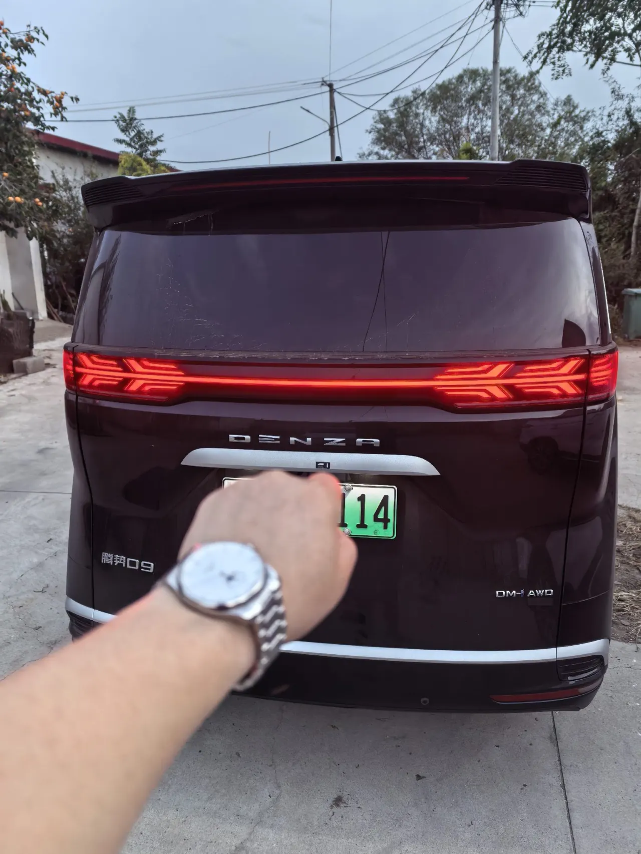 Denza 2025 Denza D9 DM-i 1.5T Stepless Smart Driving Edition 1020 Four-wheel Drive Premium Automatic Gear 5