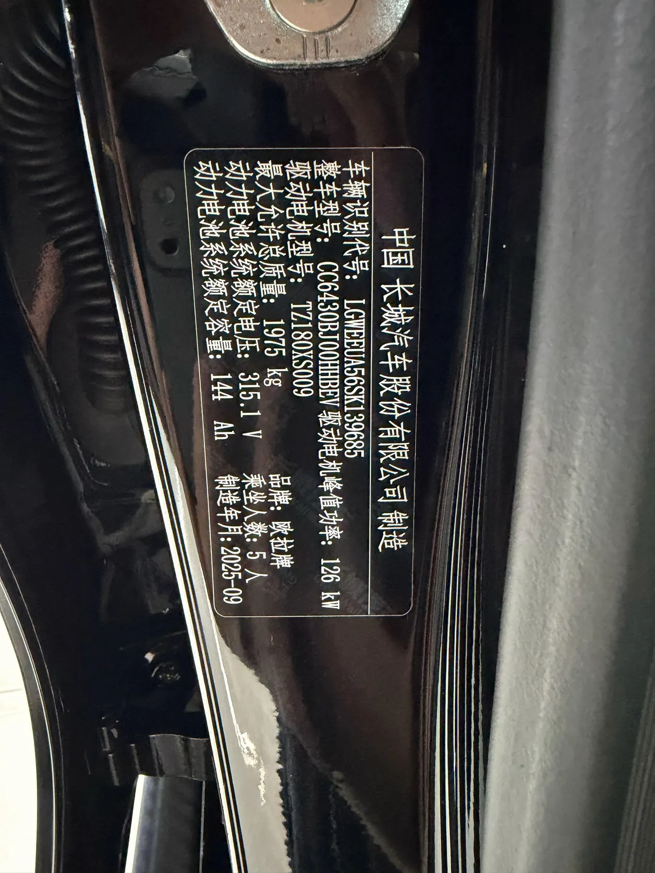 Ora Good Cat GT 2025 Good Cat GT Mulan Edition 430km Honorable Automatic Gear 10