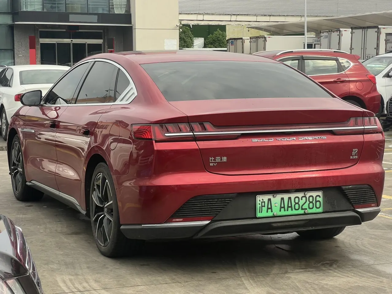 BYD 2020 Han four-wheel drive high-performance flagship automatic gear 9