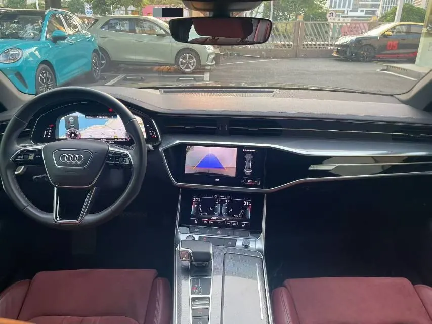 Audi 2021 A6L 2.0TFSI 45TFSI into the life version of automatic gear 3
