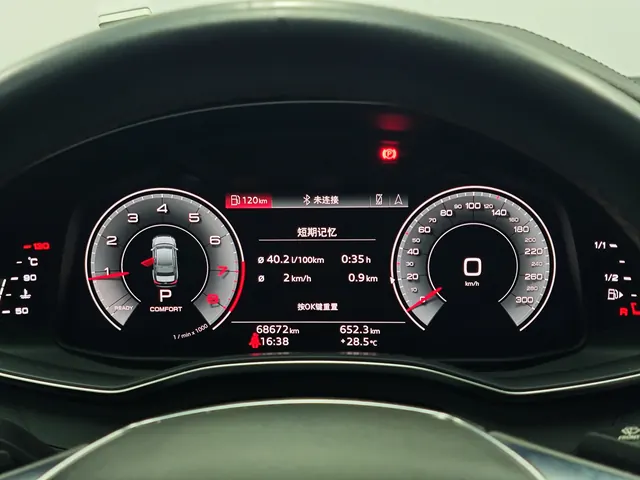 Audi 2021 A6L 2.0TFSI 45TFSI into the life version of automatic gear 9
